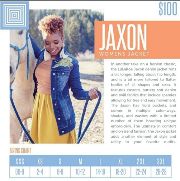 NWT SMALL LULAROE JAXON DENIM JACKET BLUE WASHED - Picture 5 of 5